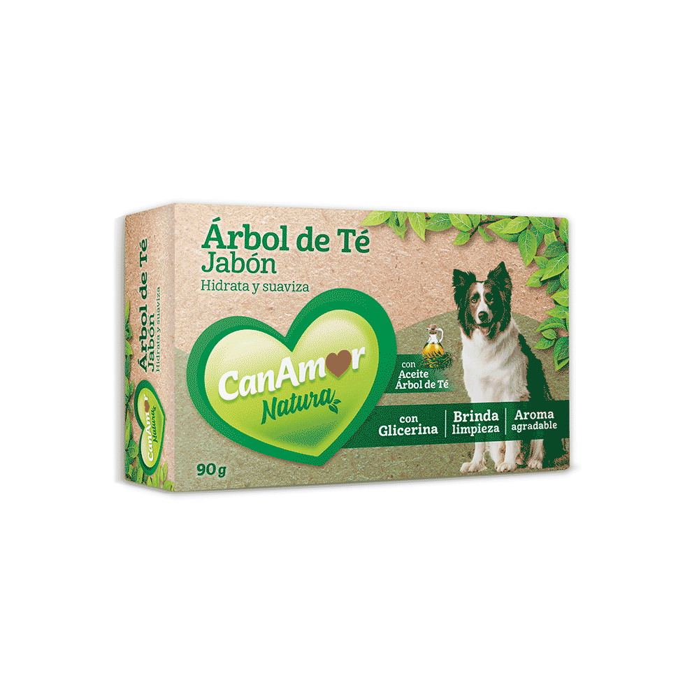 Jabón Canamor Árbol de Té – Protección y Cuidado Natural para Perros