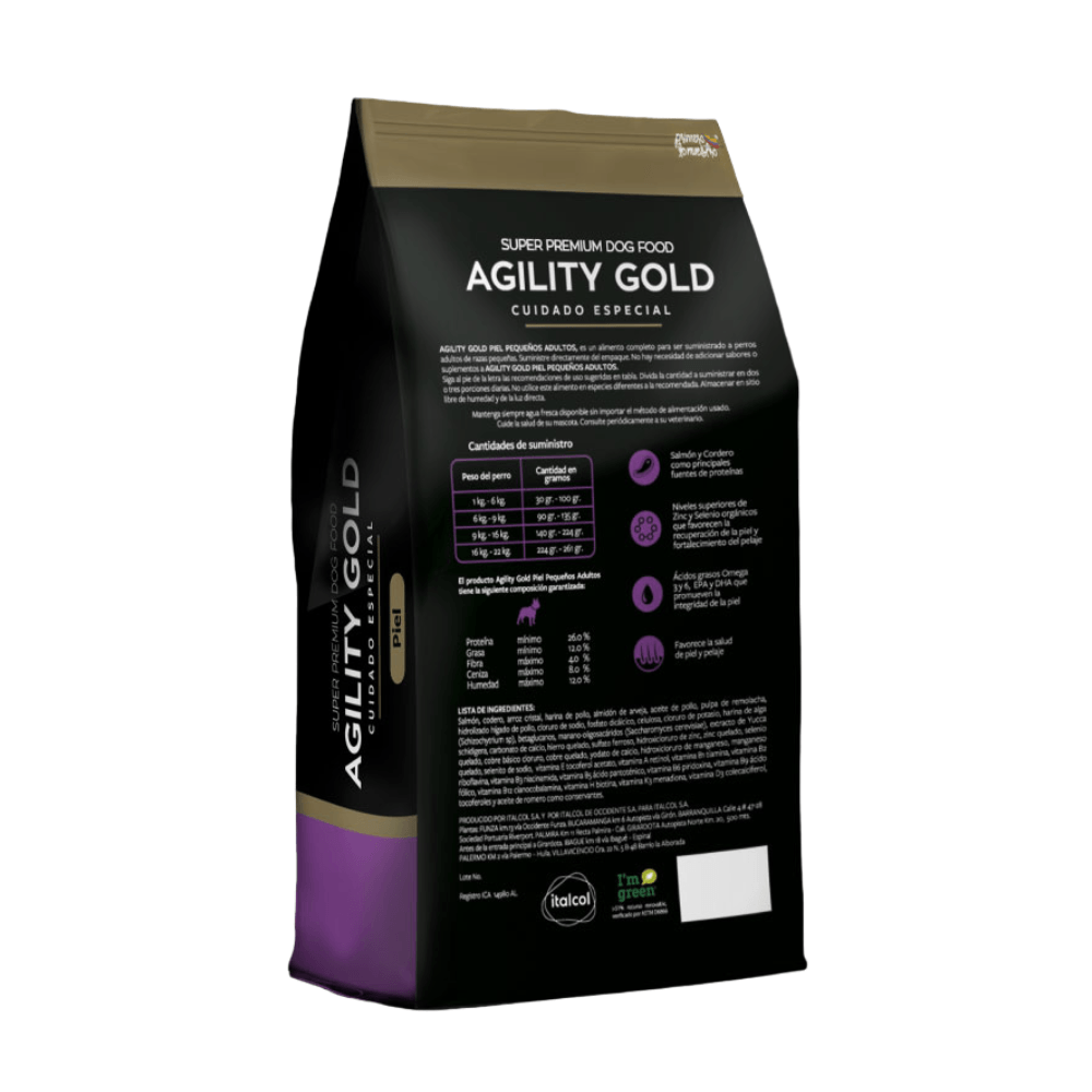 Agility Gold Pequeños Adultos PIEL