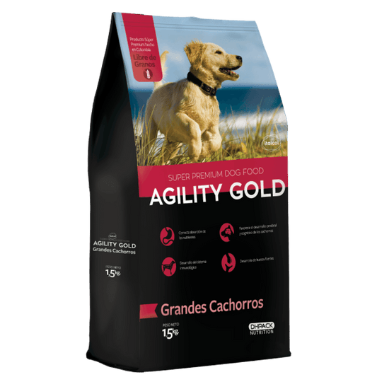 Agility Gold Grandes Cachorros - Nutrición para Cachorros Grandes