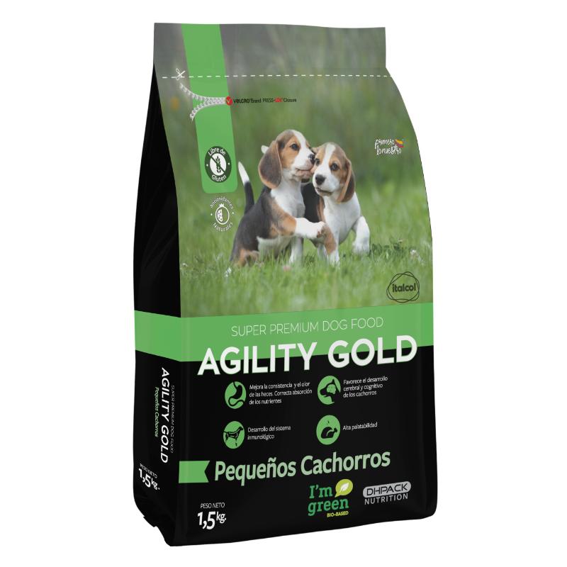Agility Gold Pequeños Cachorros - Nutrición para Cachorros Pequeños