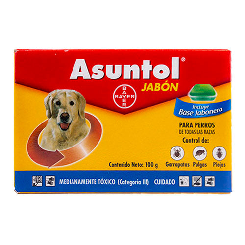 Jabón Asuntol – Protección contra Pulgas y Garrapatas para Perros