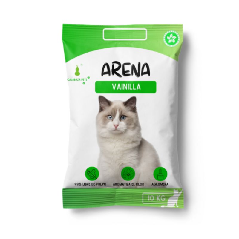 Arena para Gatos - Calabaza Pets Aroma a Vainilla