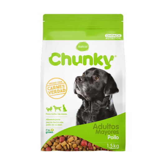 Chunky Adultos Mayores - Nutrición Premium para Perros
