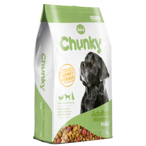 Chunky Adultos Mayores - Nutrición Premium para Perros