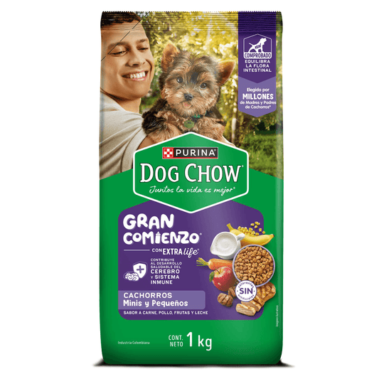 Dog Chow Cachorros Minis y Pequeños