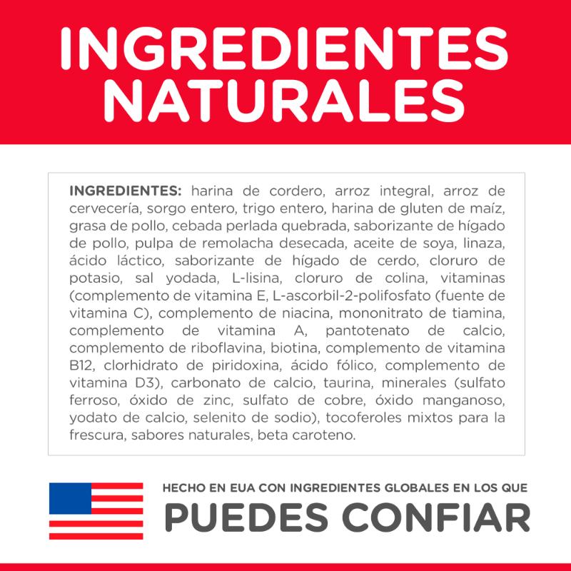 Hill’s Science Diet Adult Cordero y Arroz – Perros Adultos 1-6 Años