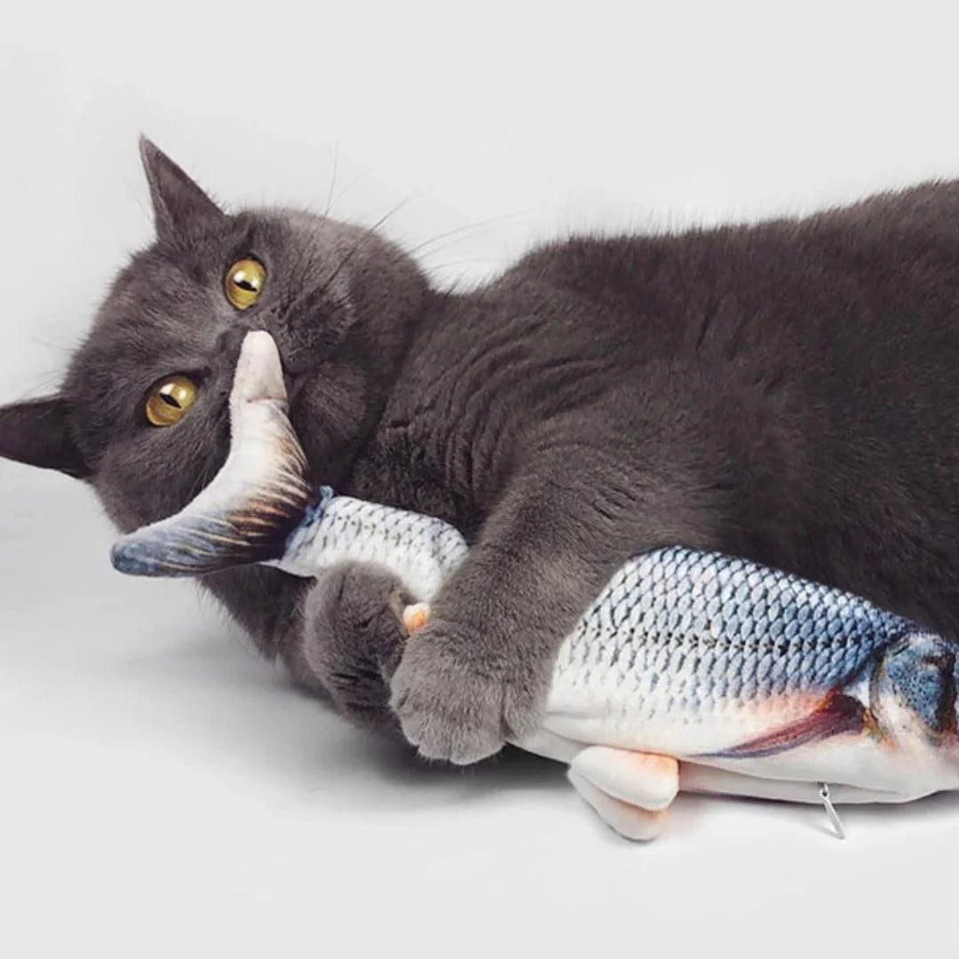🐟 Pez Eléctrico Interactivo para Gatos – ¡Se Mueve Solo!