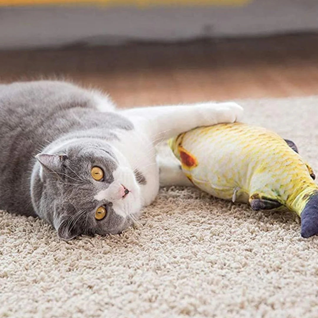 🐟 Pez Eléctrico Interactivo para Gatos – ¡Se Mueve Solo!