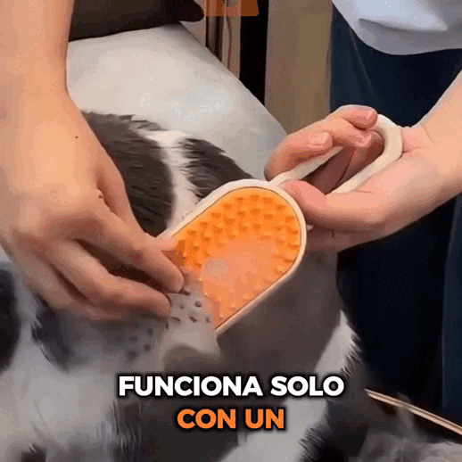 Cepillo Removedor de Pelo con Vapor 🐾