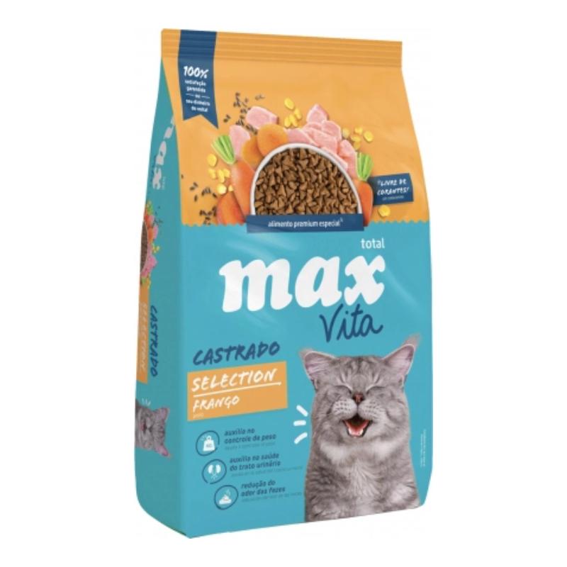 Max Vita Gatos Castrados Pollo