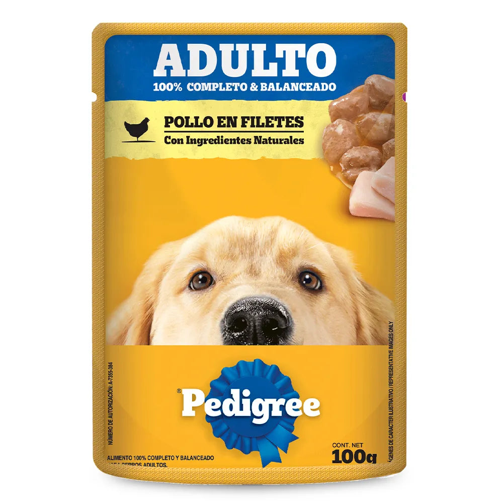 Pouch Pedigree Pollo Adultos