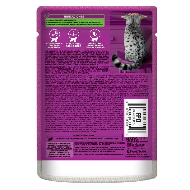 Pouch Whiskas Res Adultos