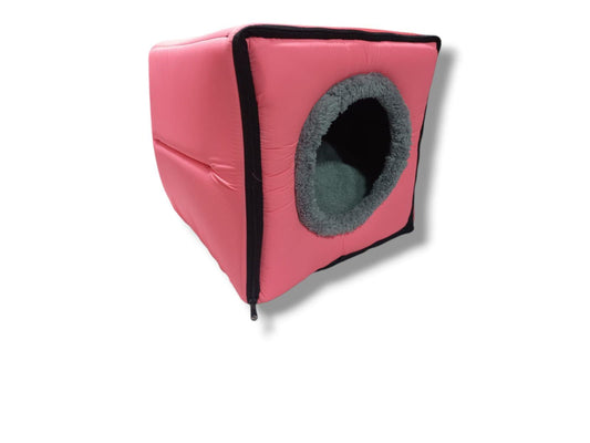 Cubo Cama para Mascotas - Iglú Cómodo y Lavable