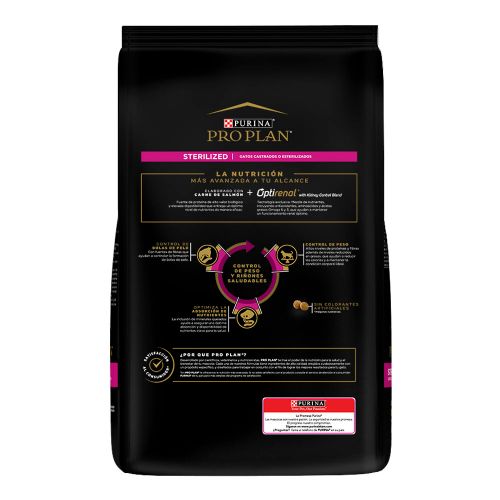 Purina Pro Plan Gatos Esterilizados con Optirenal